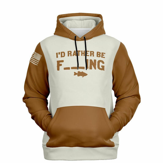 I'd Rather Be Fishing Cold Weather Hoodie